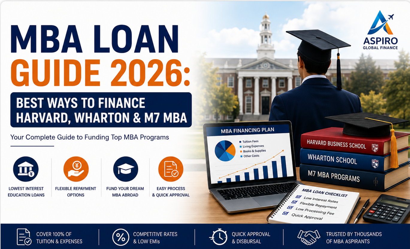 MBA Loan Guide 2026: Best Ways to Finance Harvard, Wharton & M7 MBA